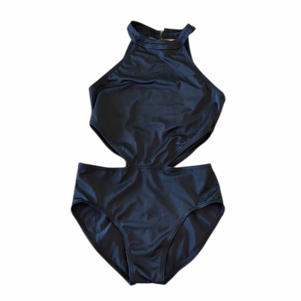 Balera Halter Leotard w/ Open Back & Cutout Waist for Girls. Perfect for Dance